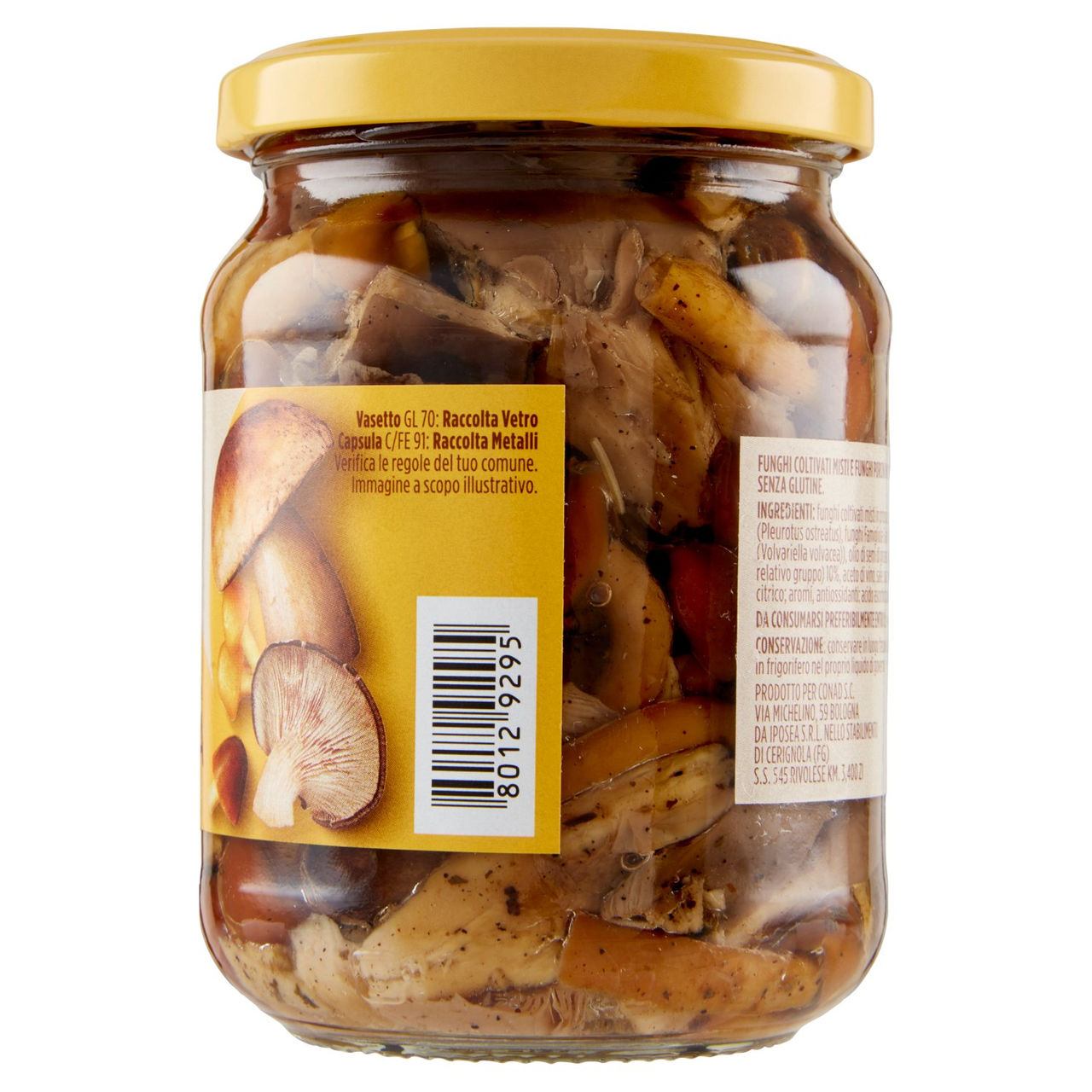 Misto Funghi alla Boscaiola Sottolio 285 g Conad