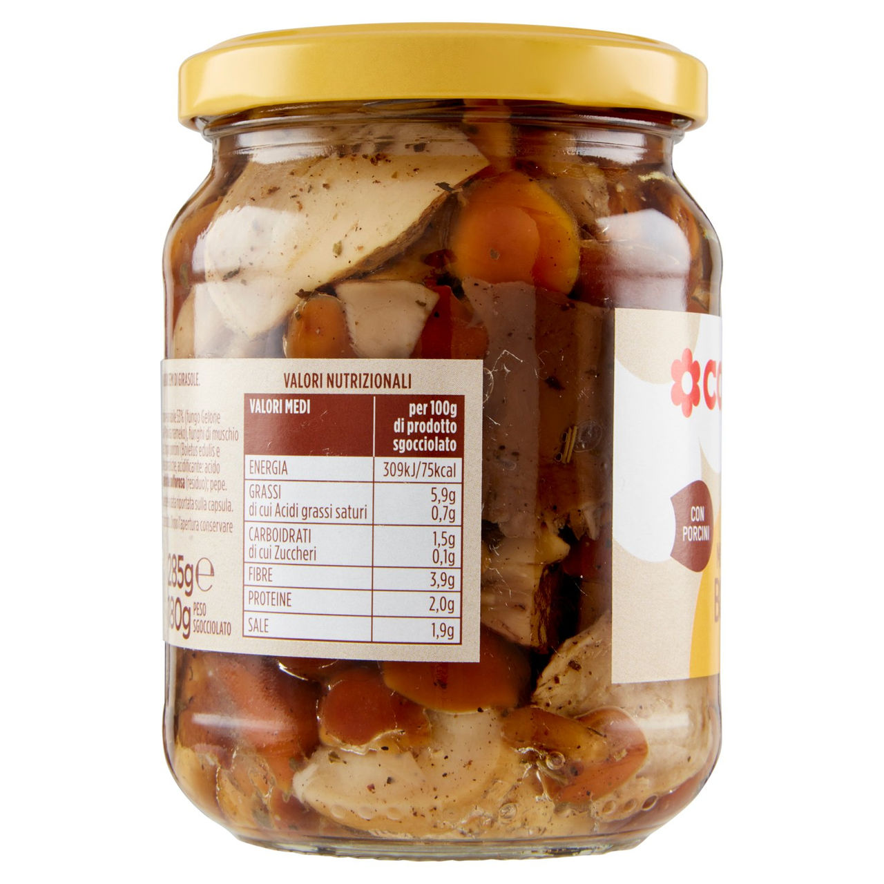 Misto Funghi alla Boscaiola Sottolio 285 g Conad