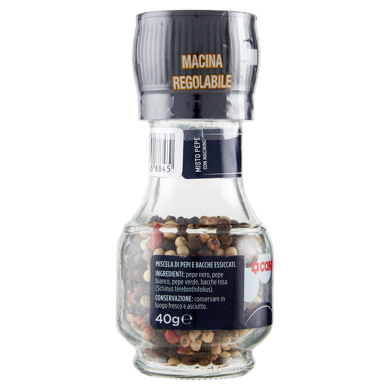 Misto Pepe con Macinino 40 g Conad