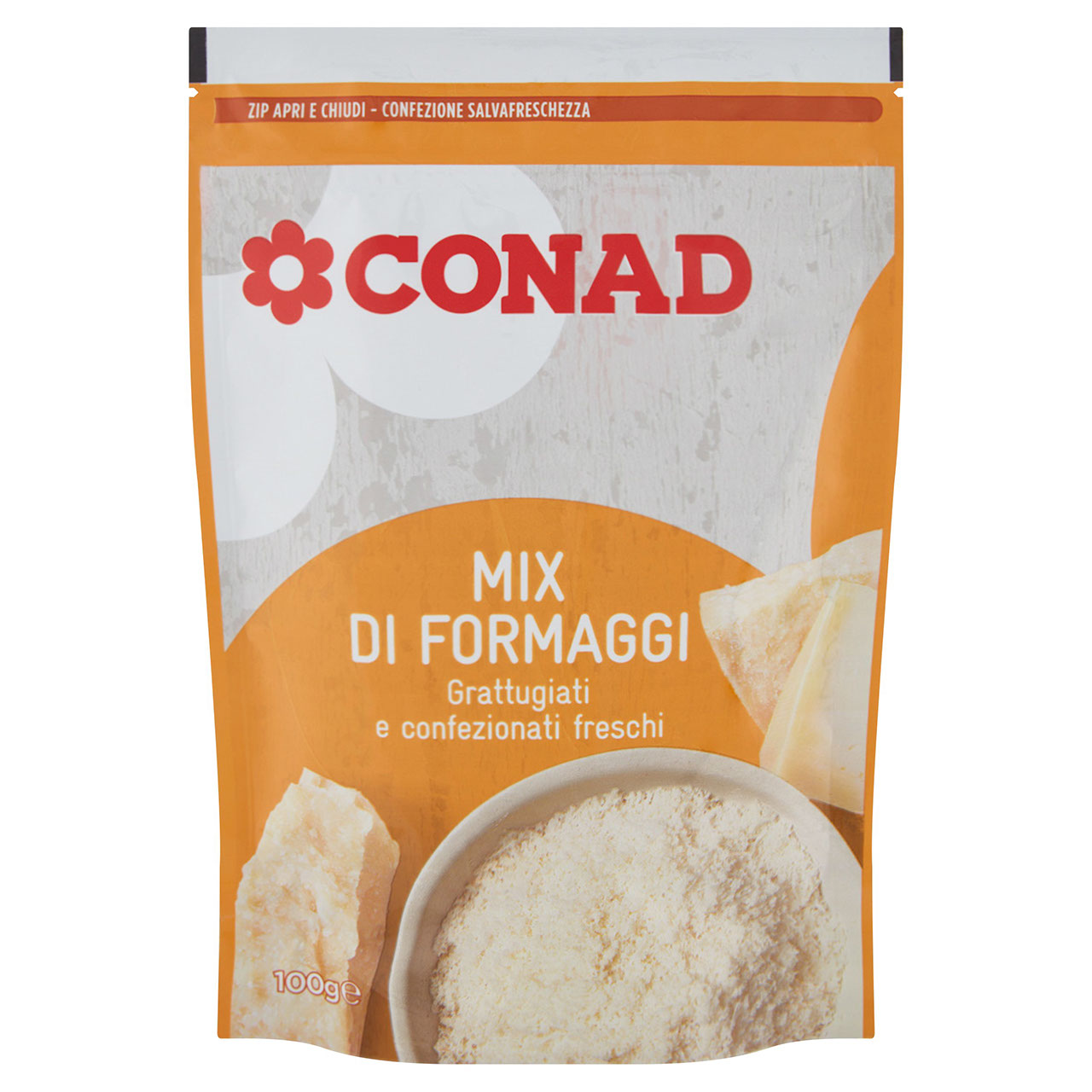 Mix di Formaggi Grattugiati Freschi 100 g Conad