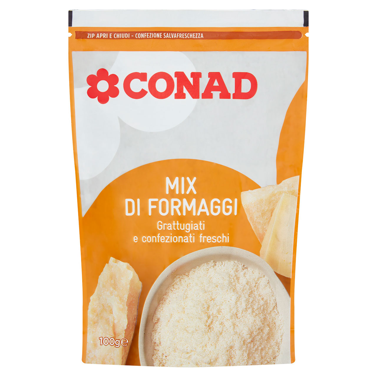 Mix di Formaggi Grattugiati Freschi 100 g Conad