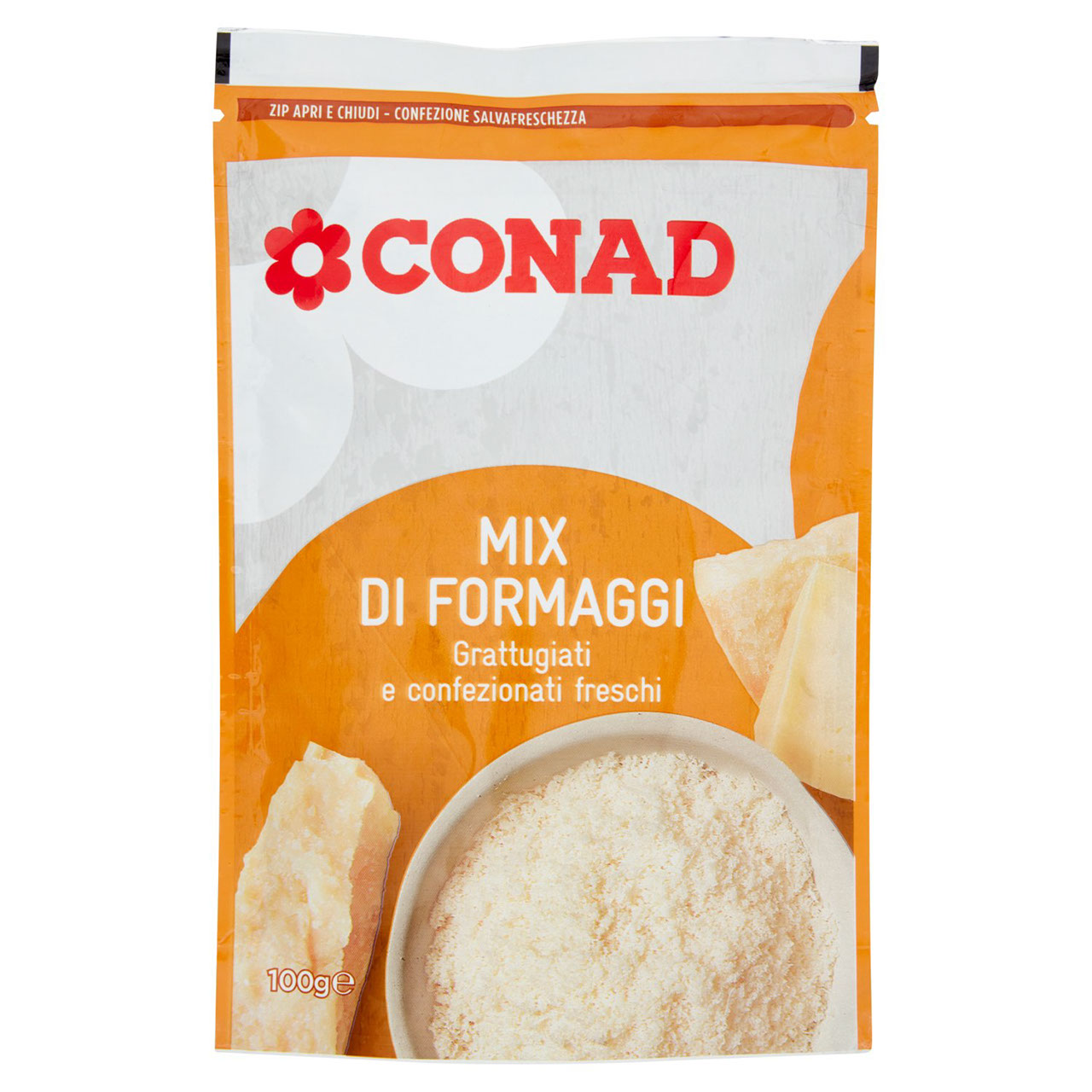 Mix di Formaggi Grattugiati Freschi 100 g Conad