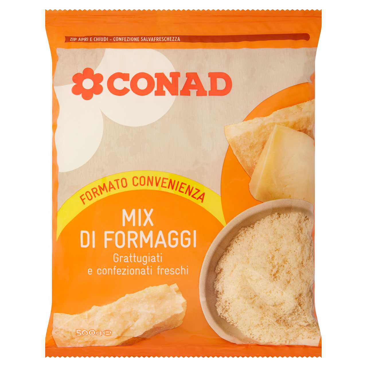 Mix formaggi grattugiati Conad in vendita online