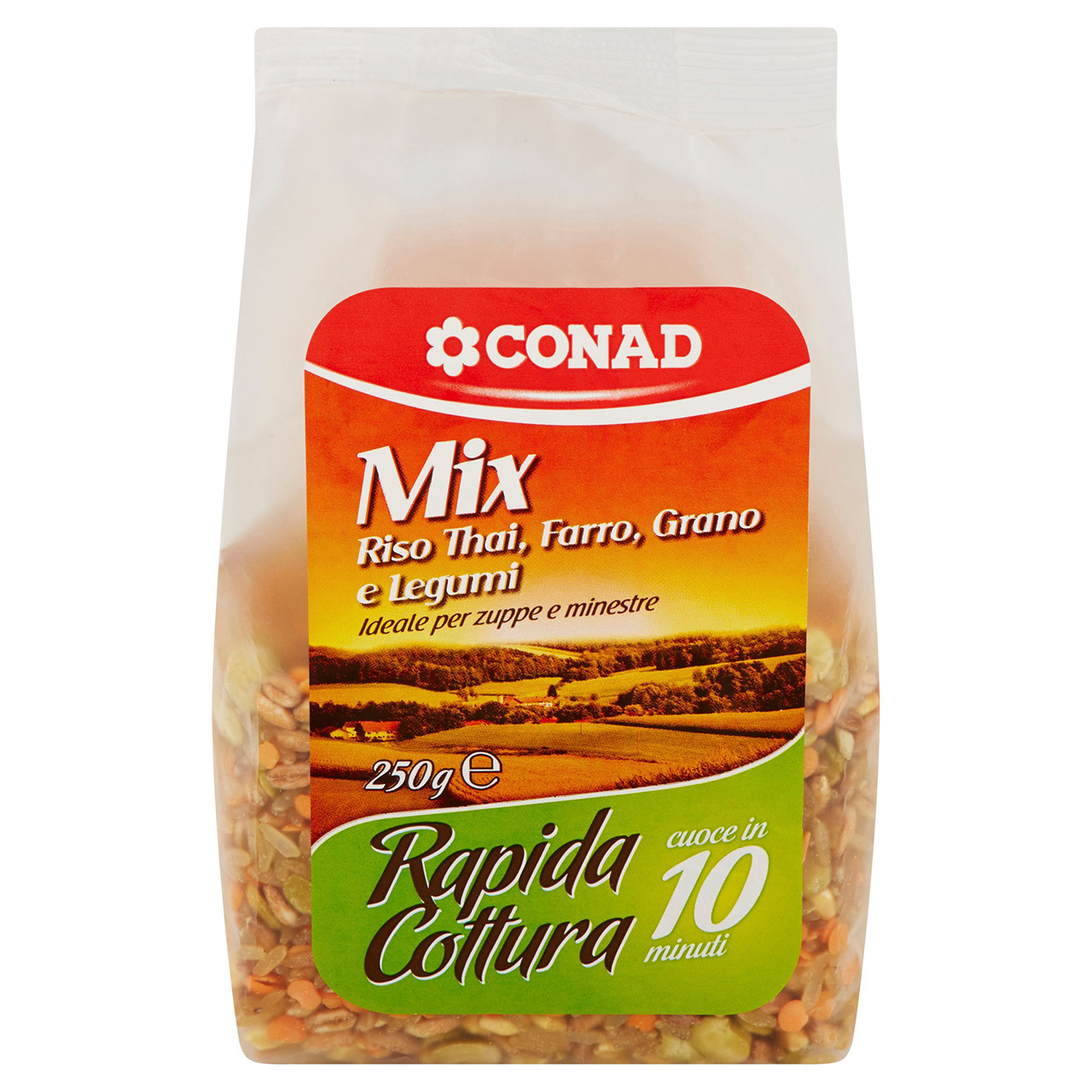 Mix Riso Thai, Farro, Grano e Legumi 250 g Conad