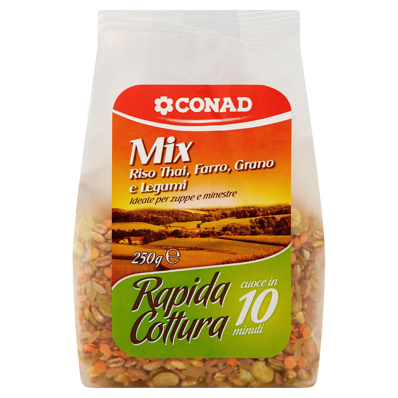 Mix Riso Thai, Farro, Grano e Legumi 250 g Conad