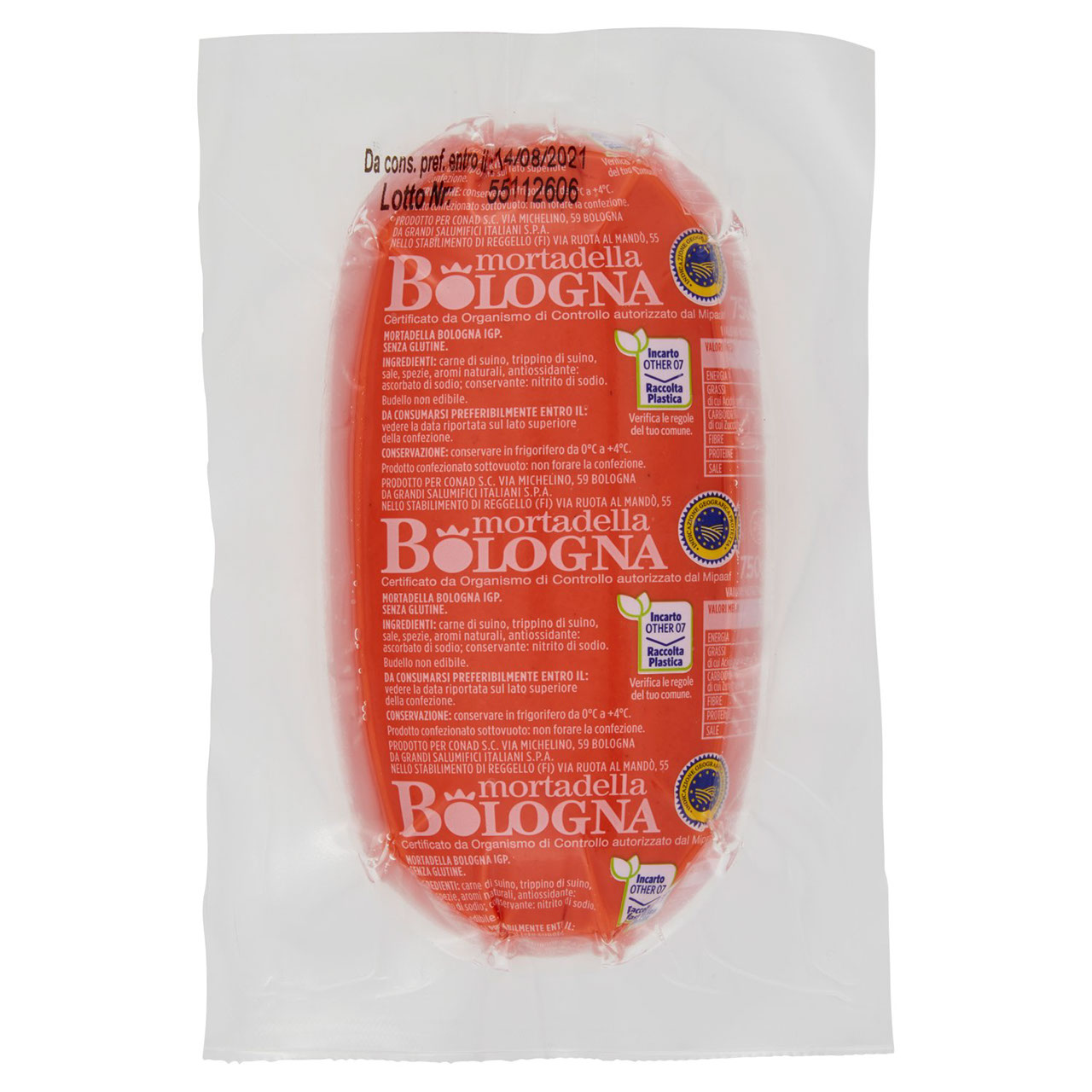 Mortadella Bologna IGP 750 g Conad