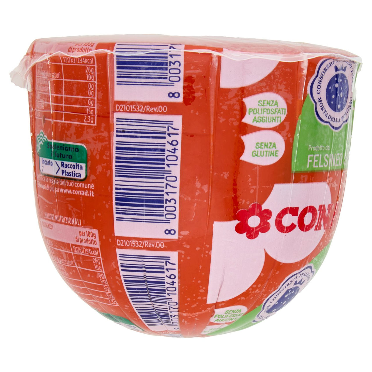 CONAD mortadella Bologna IGP con Pistacchio 500 g