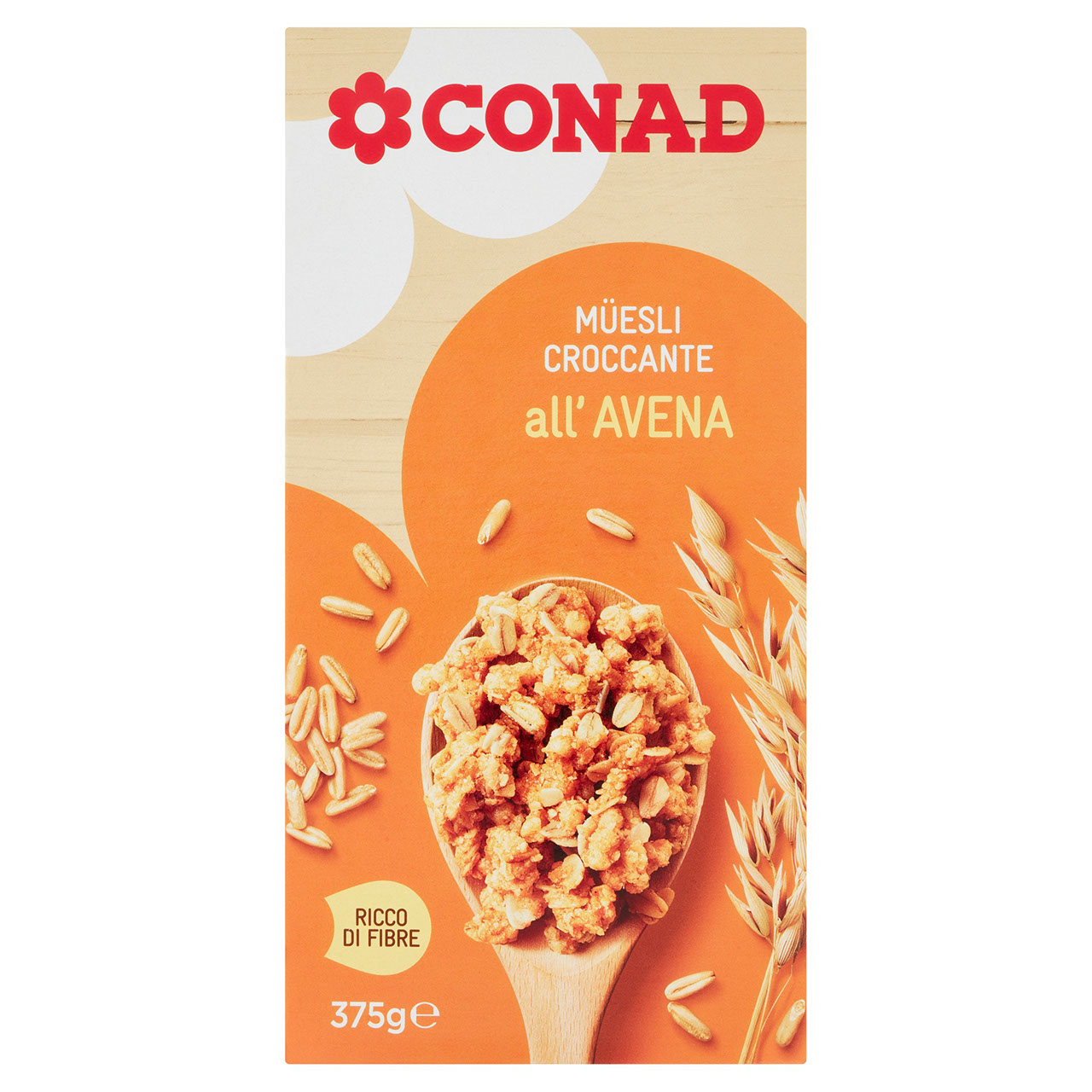 Müesli Croccante Avena 375 g Conad online