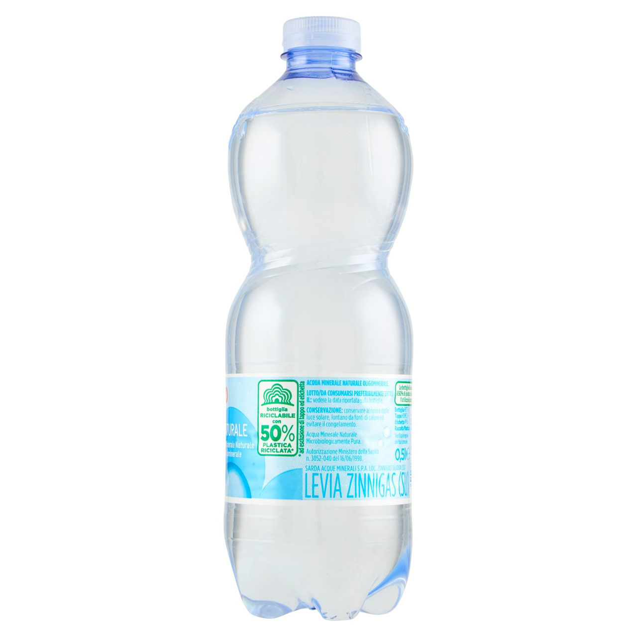 CONAD Naturale Acqua Minerale Naturale Oligominerale Levia 0,5 l