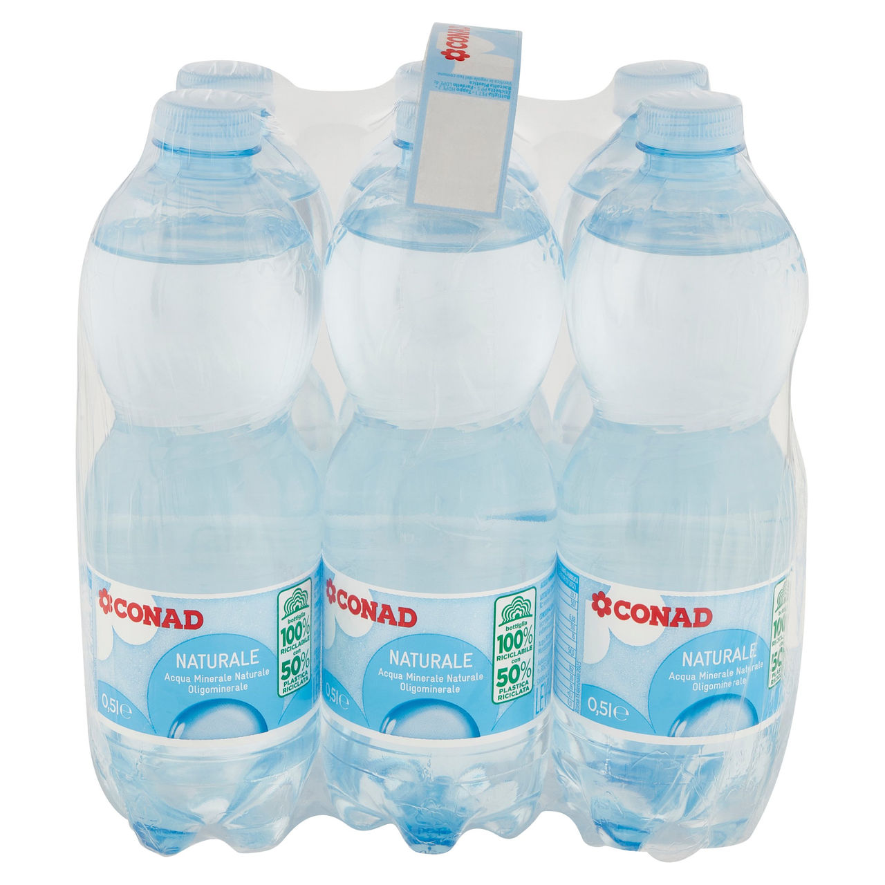 CONAD Naturale Acqua Minerale Naturale Oligominerale Levia 6 x 0,5 l