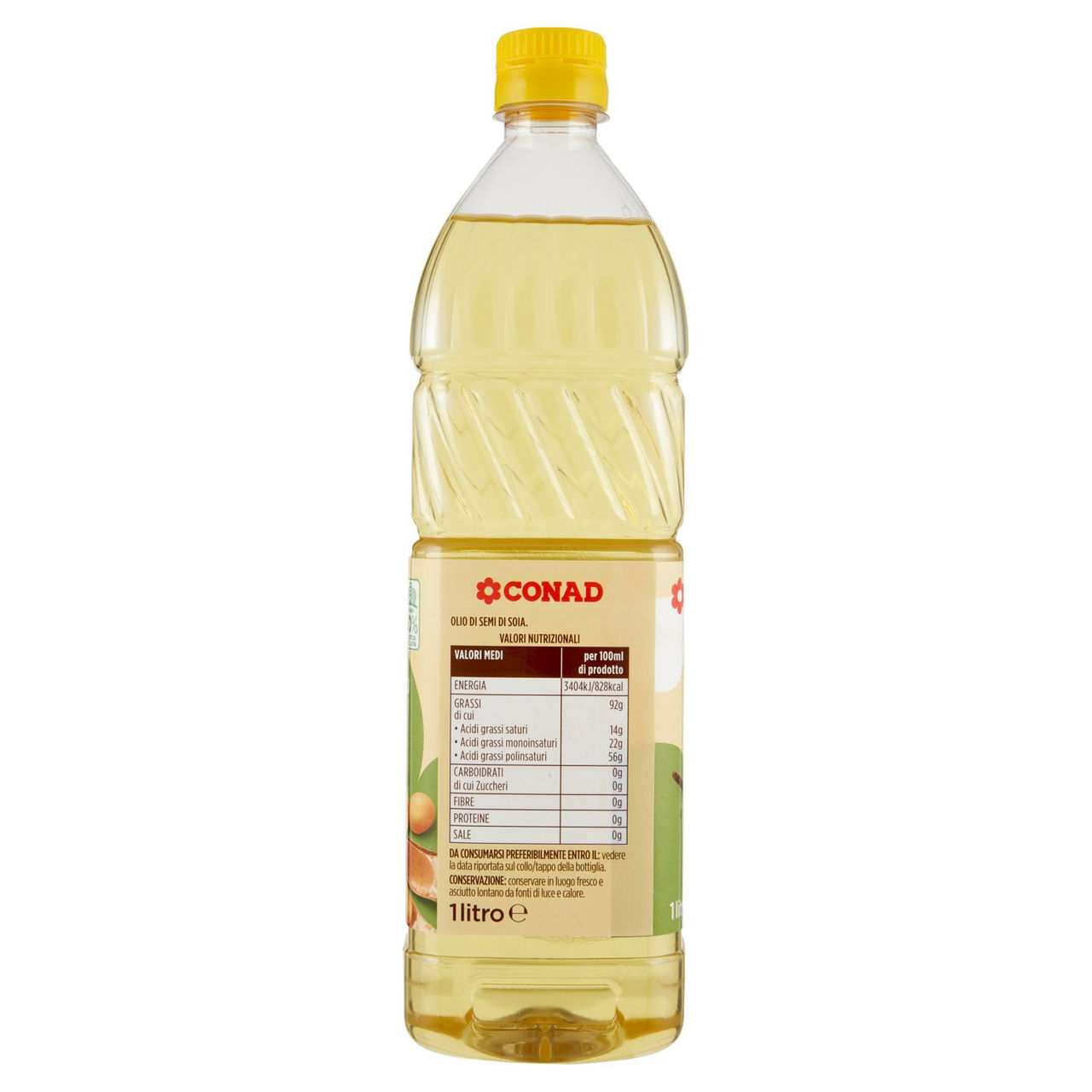 Olio di Semi di Soia 1 litro Conad