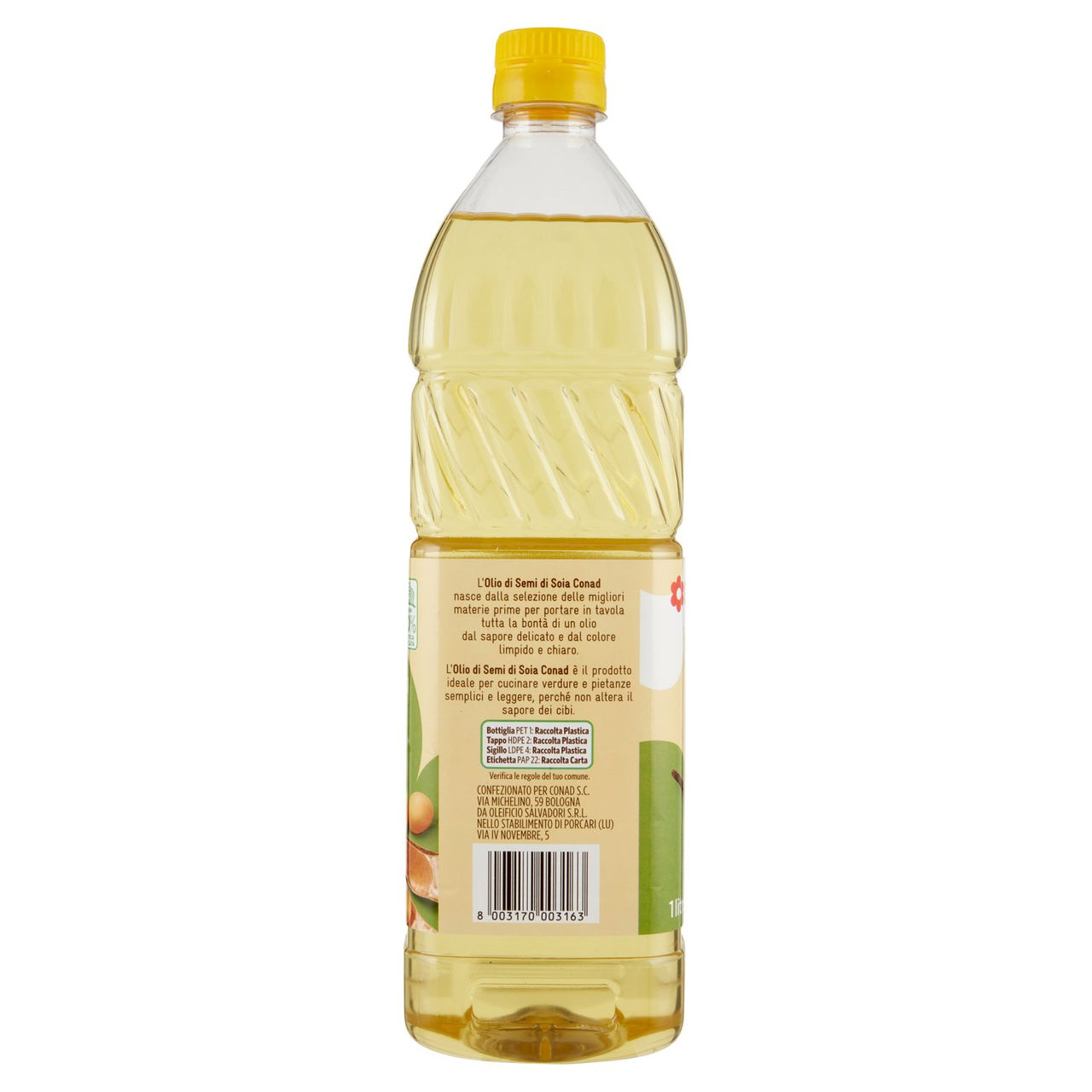 Olio di Semi di Soia 1 litro Conad