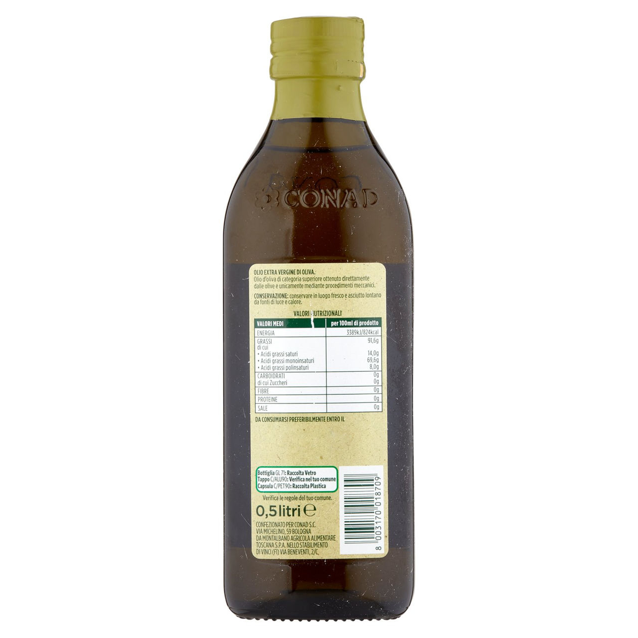 Olio Extra Vergine di Oliva Classico 0,5 l Conad