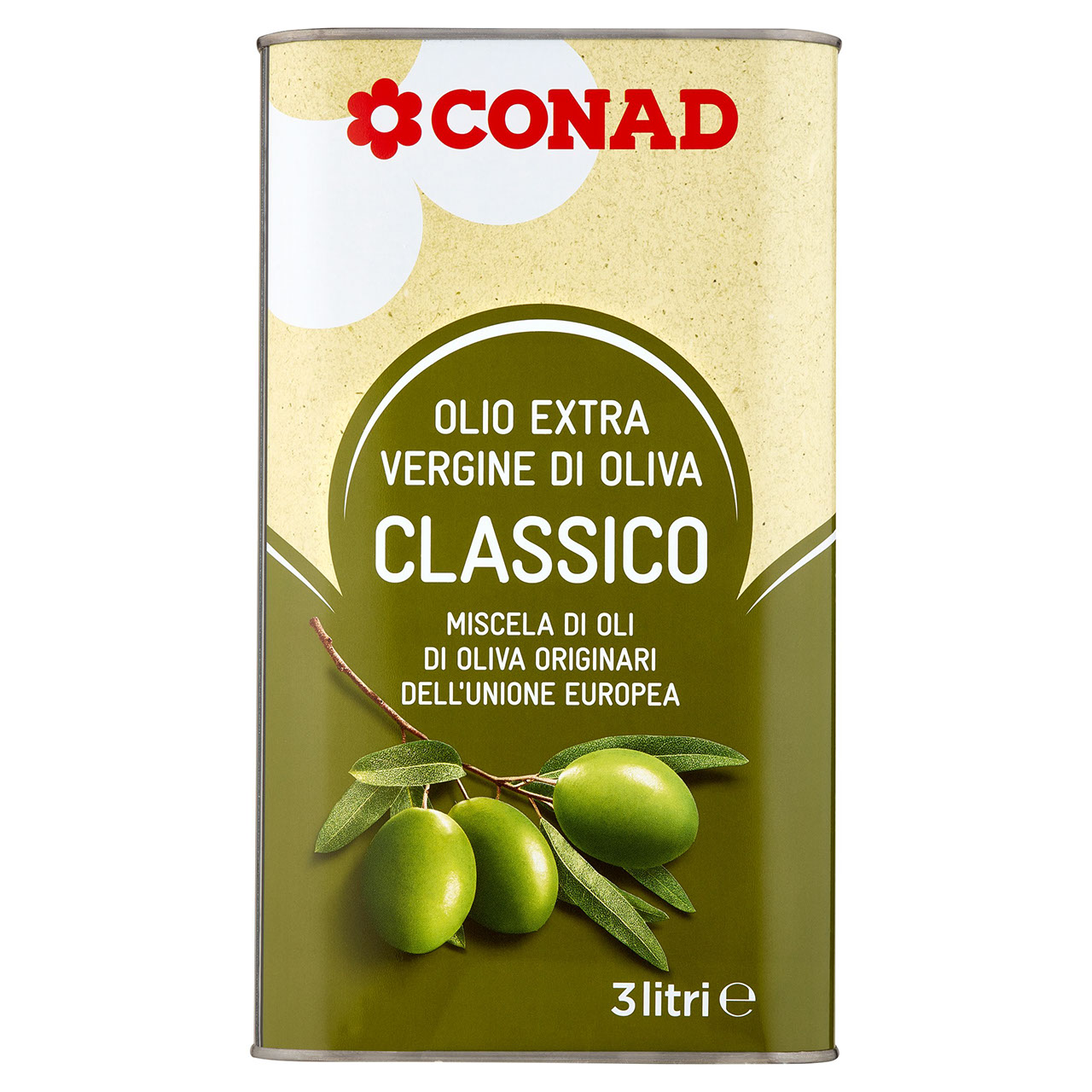 CONAD Olio Extra Vergine di Oliva Classico 3 litri