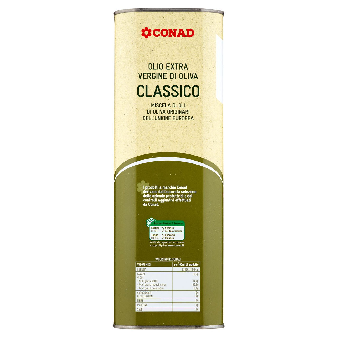 CONAD Olio Extra Vergine di Oliva Classico 3 litri