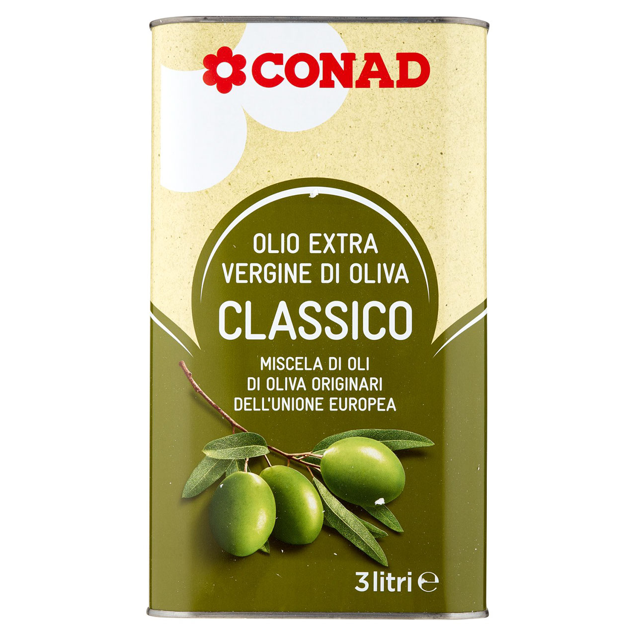 CONAD Olio Extra Vergine di Oliva Classico 3 litri