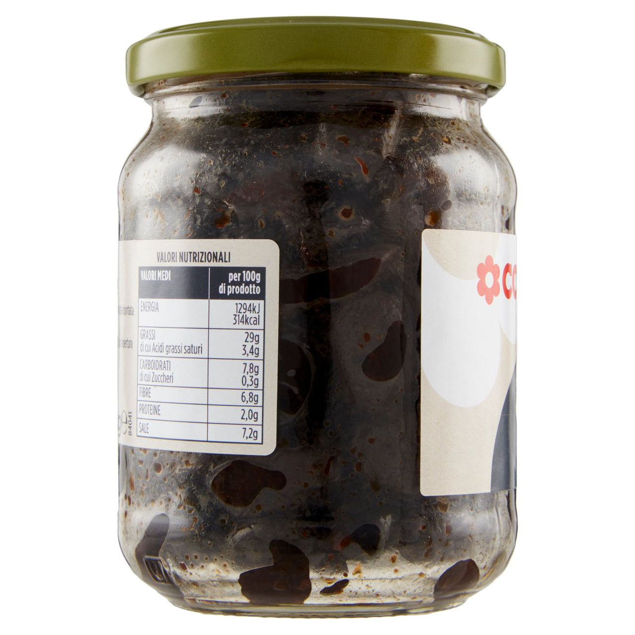 Olive Nere Intere Essiccate 200 g Conad