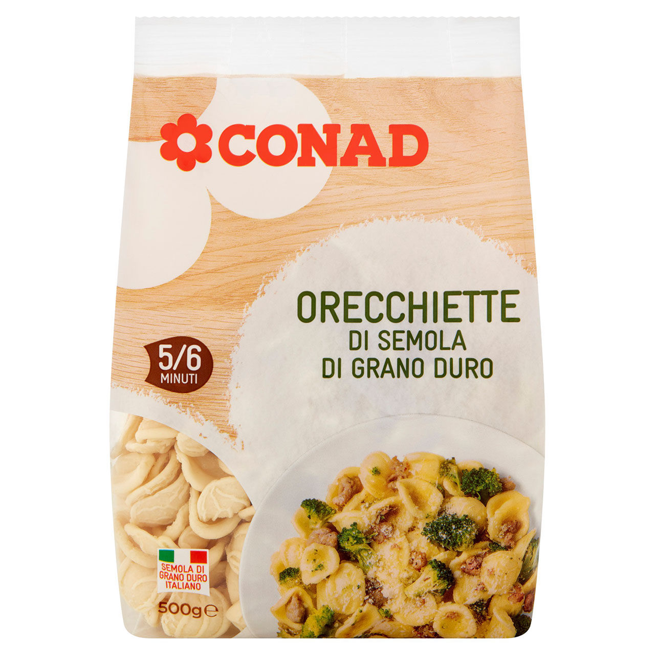 Orecchiette di semola 500 g Conad online