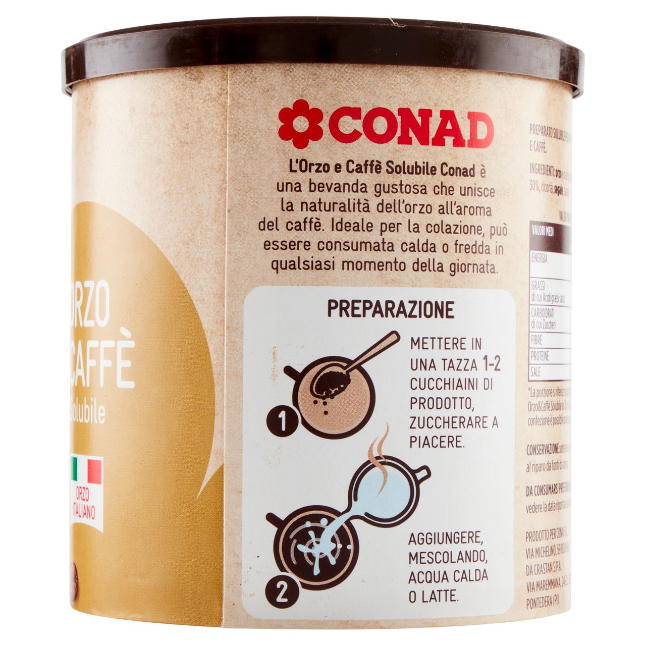 Orzo & Caffè Solubile 120 g Conad vendita online