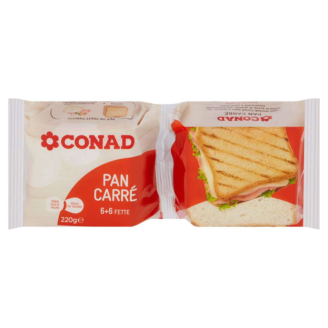 Pan Carrè 6 6 Fette 220 g Conad in vendita online