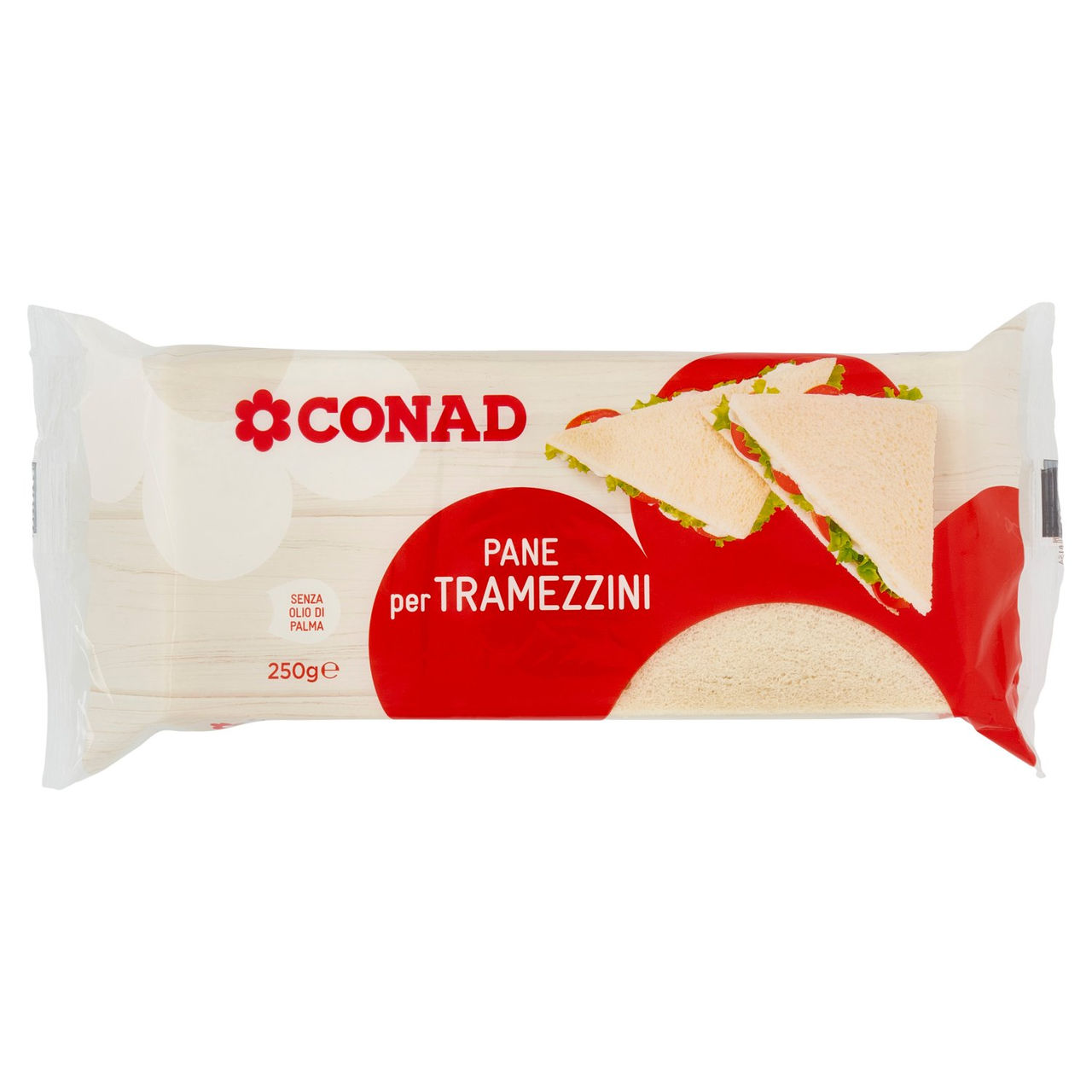 Pane per Tramezzini 250 g Conad in vendita online