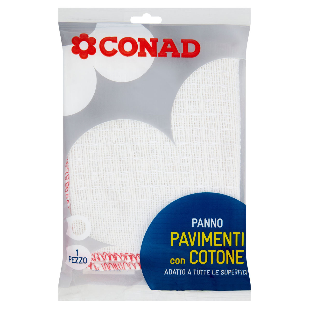 CONAD Panno Pavimenti con Cotone 1 Pezzo