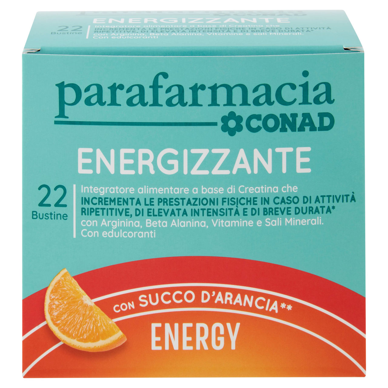 CONAD Parafarmacia Energizzante con Succo d'Arancia** 22 Bustine 176 g