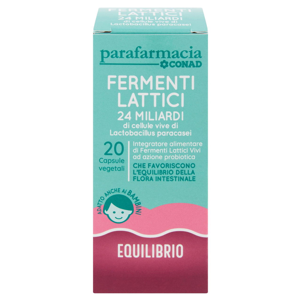 CONAD Parafarmacia Fermenti Lattici 20 Capsule vegetali 8,9 g