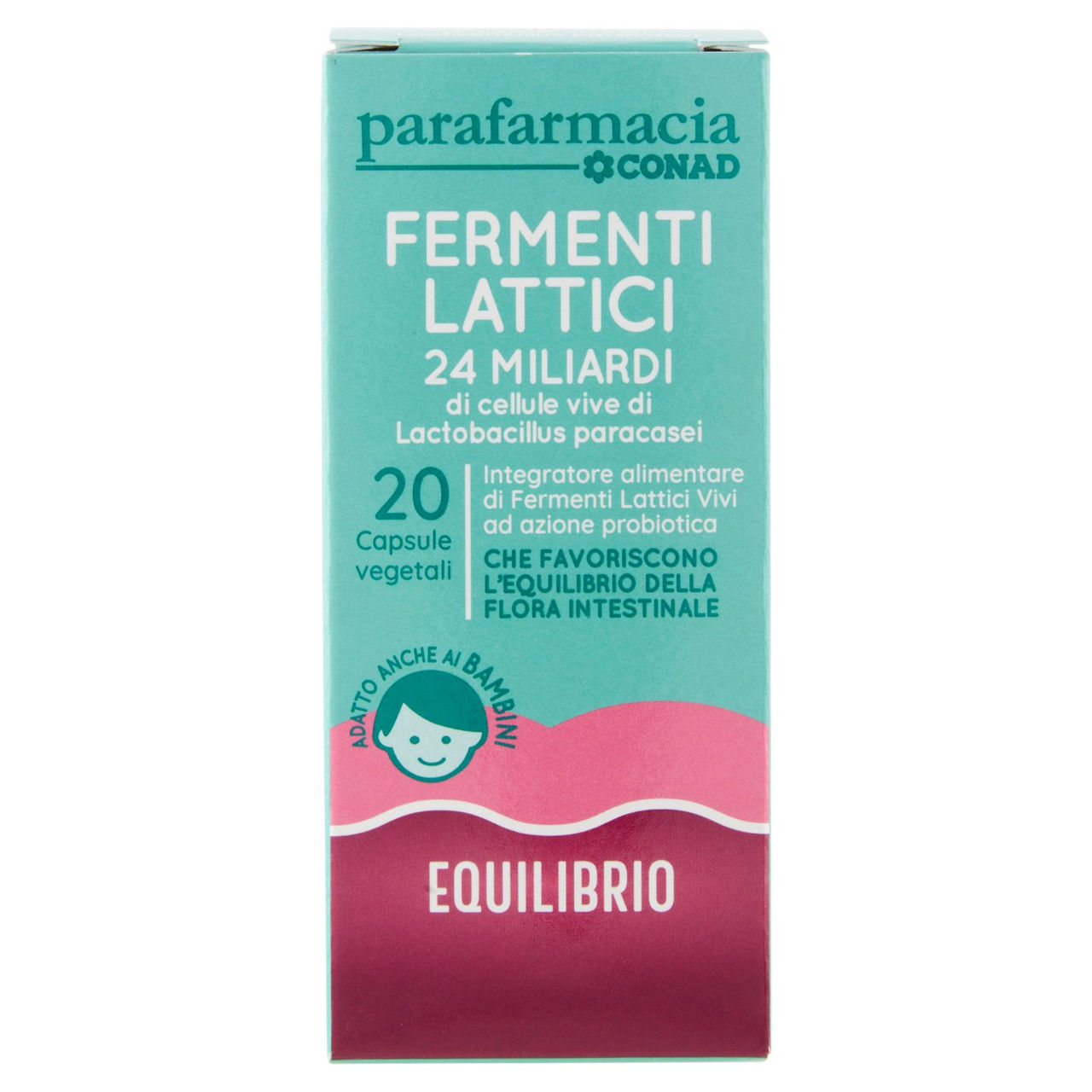 CONAD Parafarmacia Fermenti Lattici 20 Capsule vegetali 8,9 g