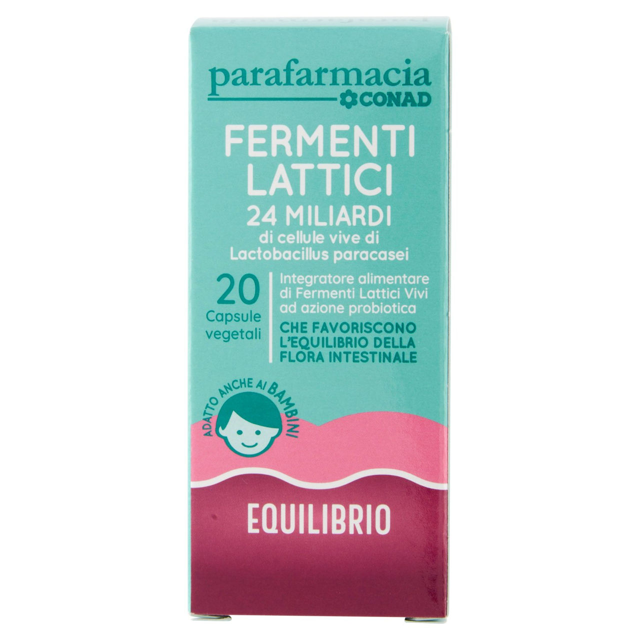 CONAD Parafarmacia Fermenti Lattici 20 Capsule vegetali 8,9 g