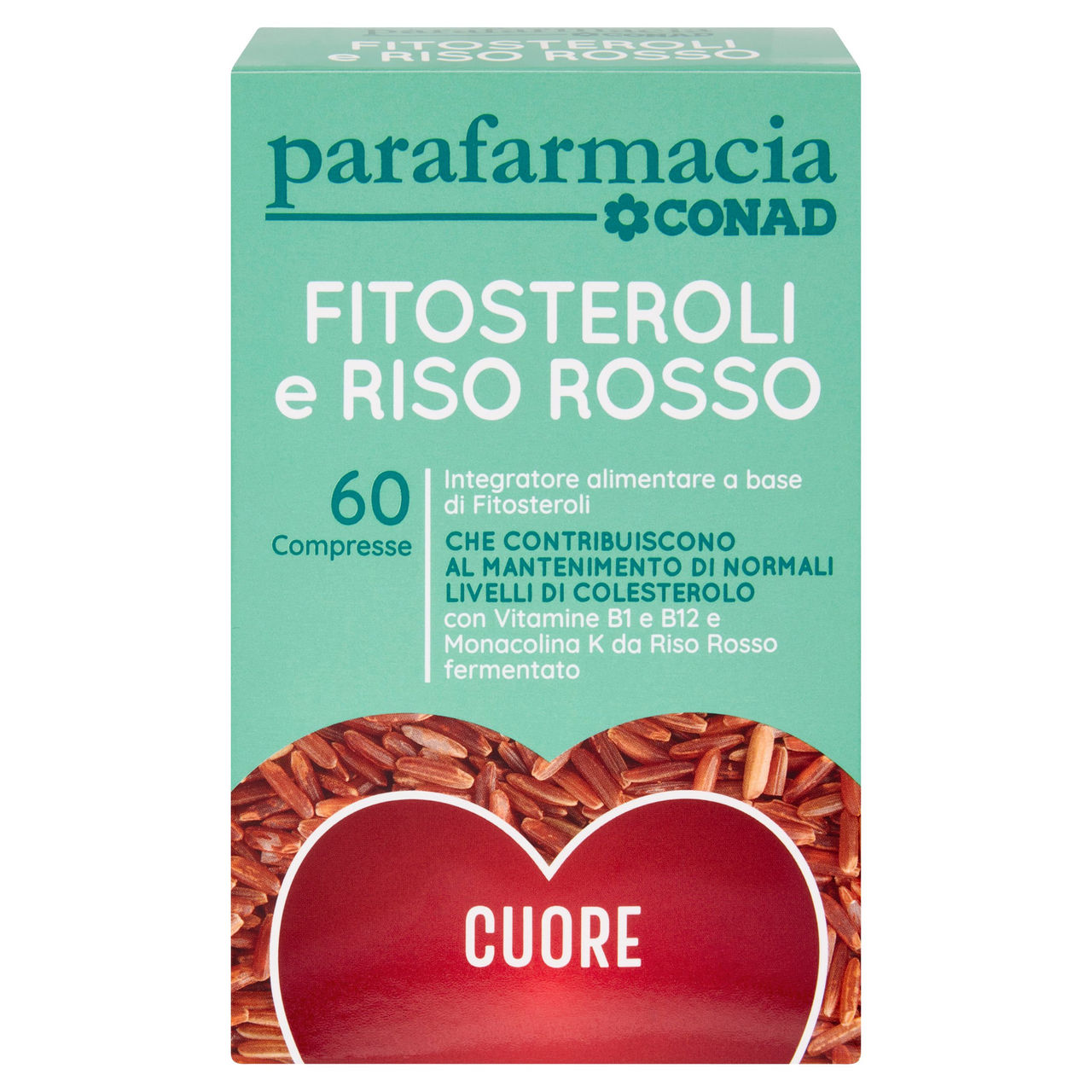 CONAD Parafarmacia Fitosteroli e Riso Rosso 60 Compresse 61,2 g