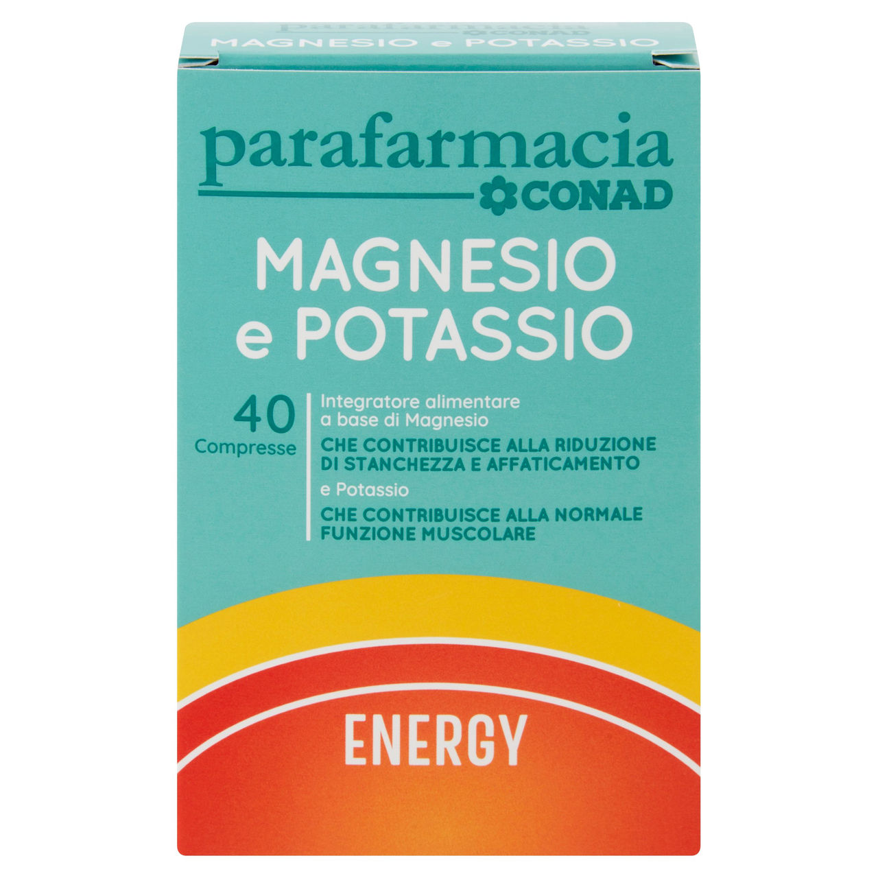 CONAD Parafarmacia Magnesio e Potassio 40 Compresse 41,2 g