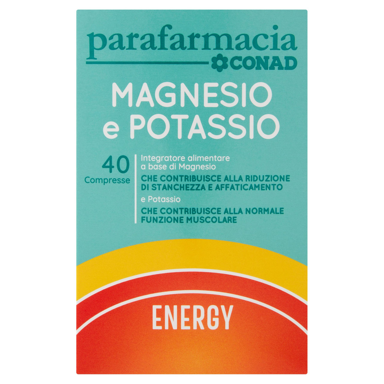 CONAD Parafarmacia Magnesio e Potassio 40 Compresse 41,2 g