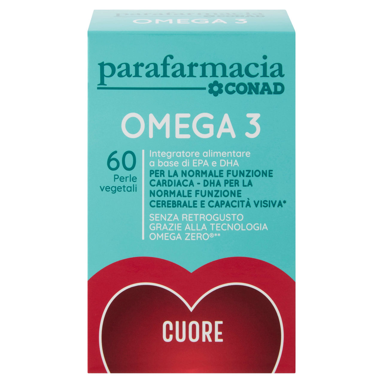 CONAD Parafarmacia Omega 3 60 Perle vegetali 81 g