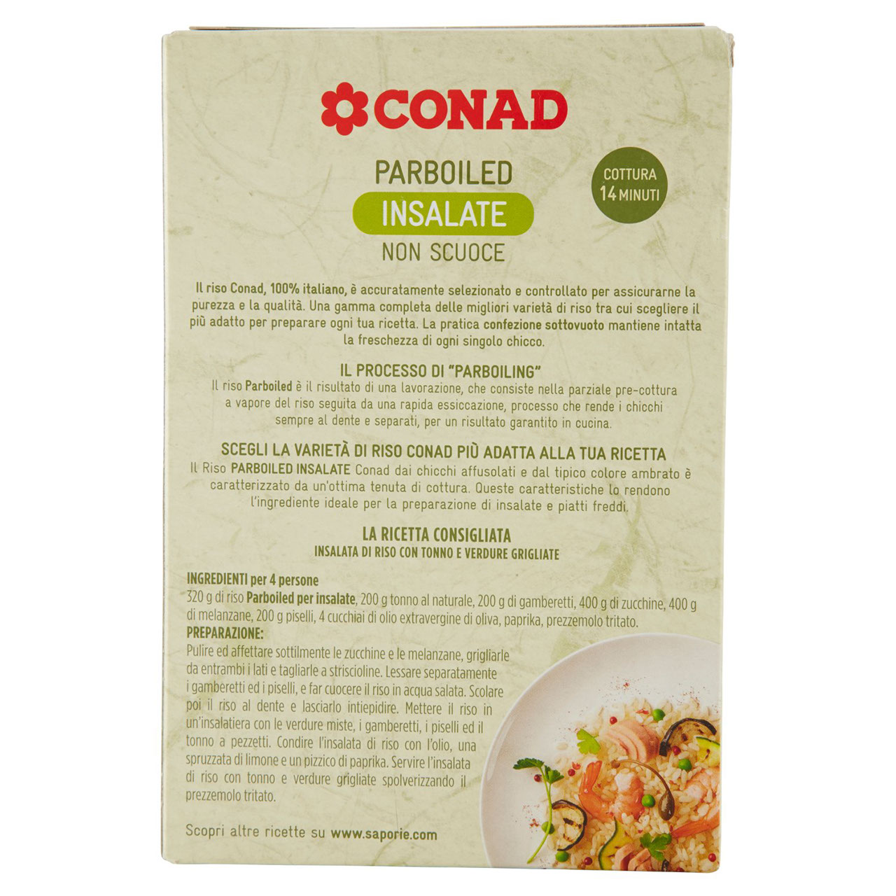 Parboiled insalate kg 1 Conad in vendita online