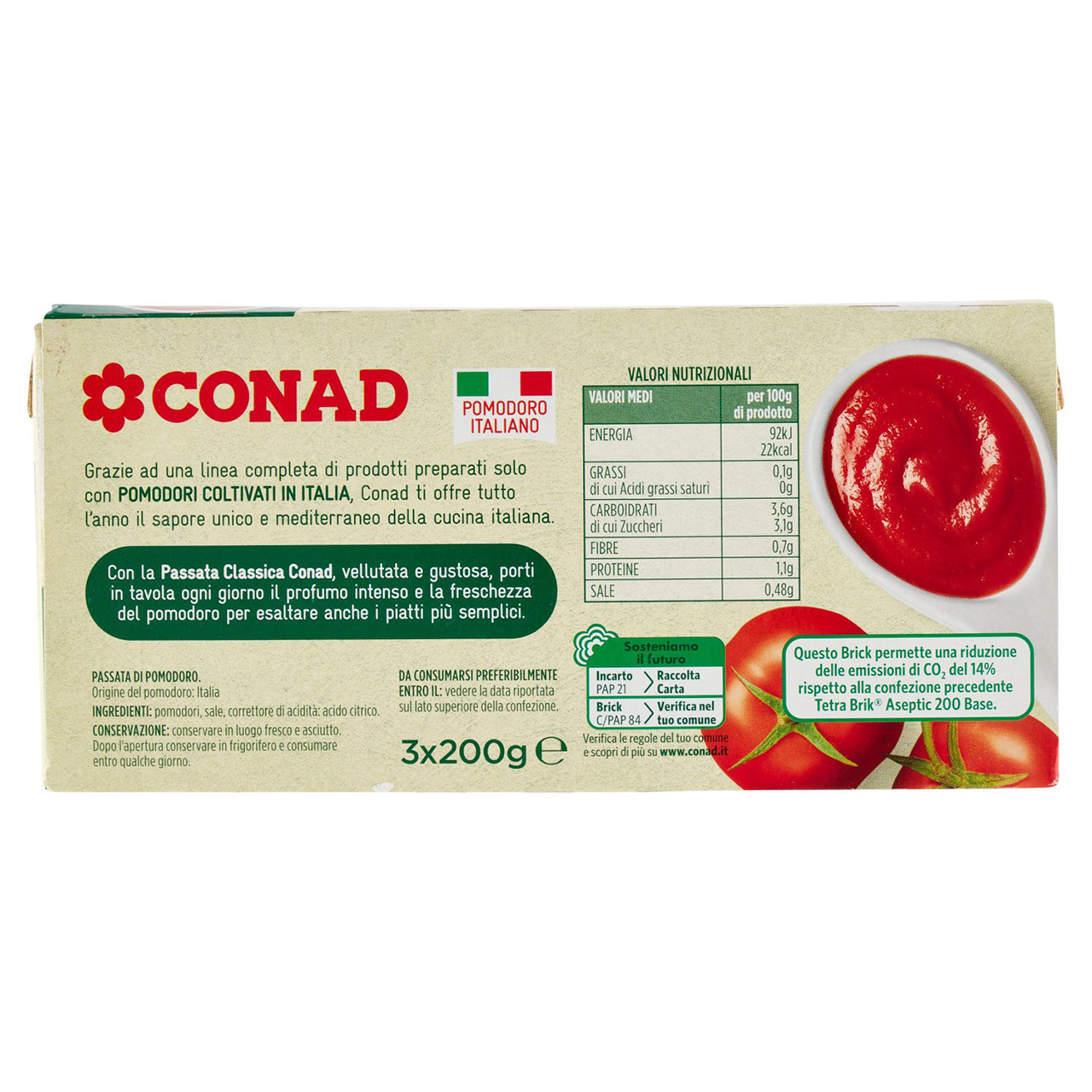 Passata di Pomodoro Classica Conad online