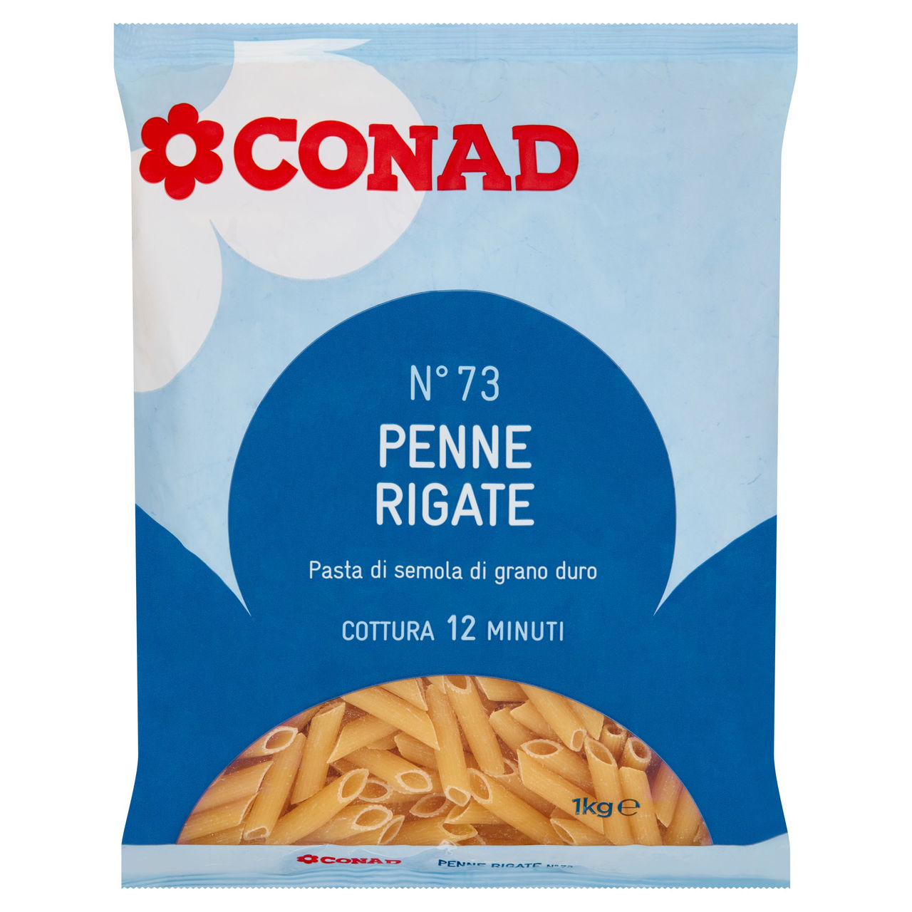 Penne Rigate 1 kg Cottura 12 Min Conad