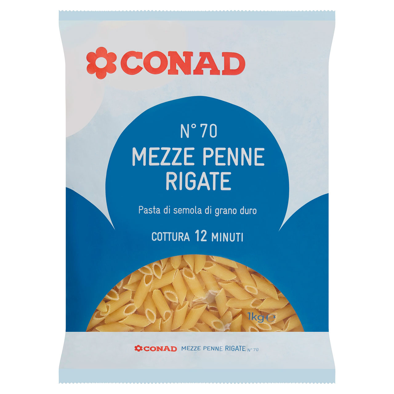 Mezze Penne Rigate 1 kg Conad in vendita online