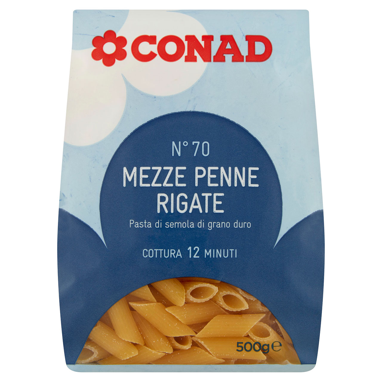 Mezze Penne Rigate 500 g Conad in vendita online