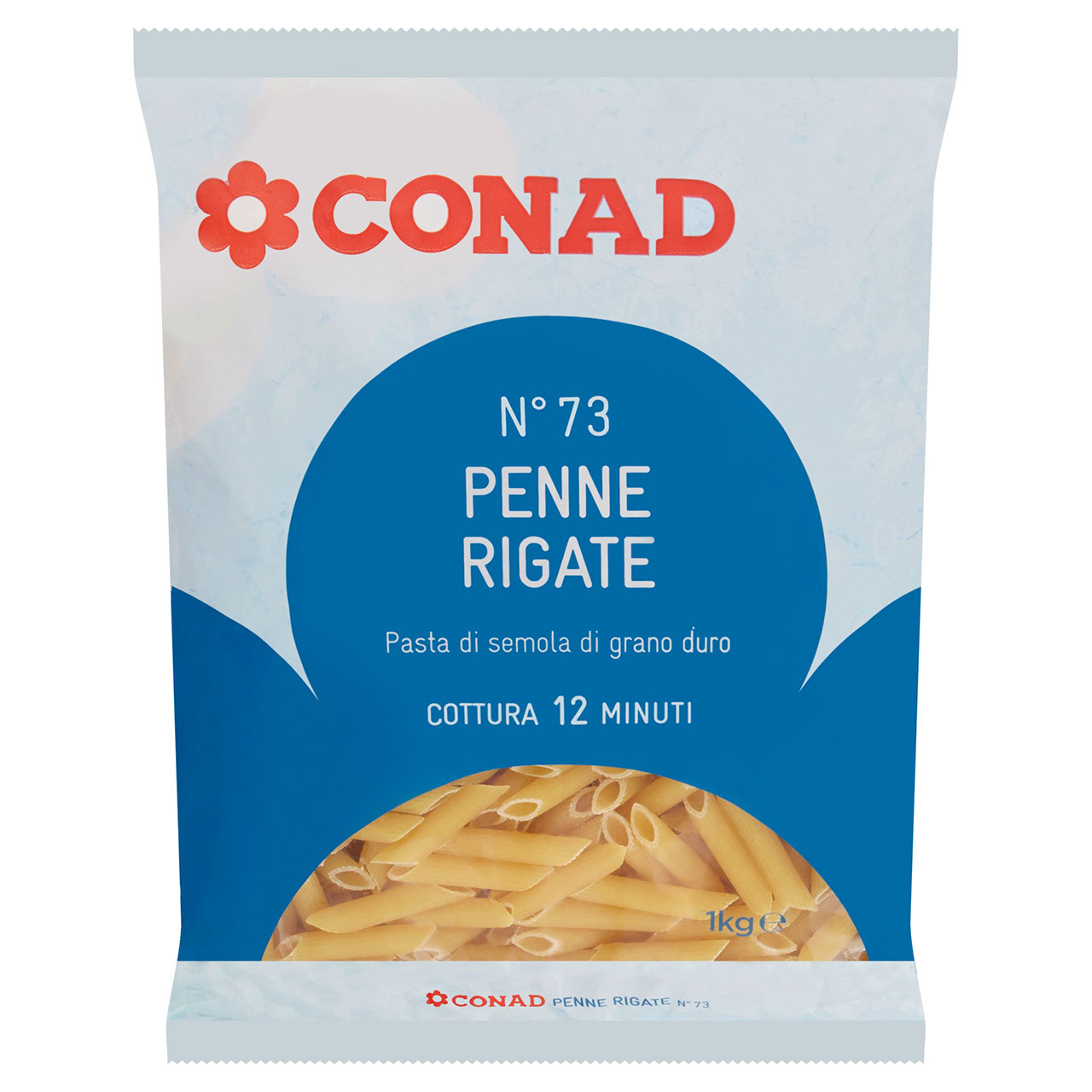 Penne Rigate 1 kg Cottura 12 Min Conad