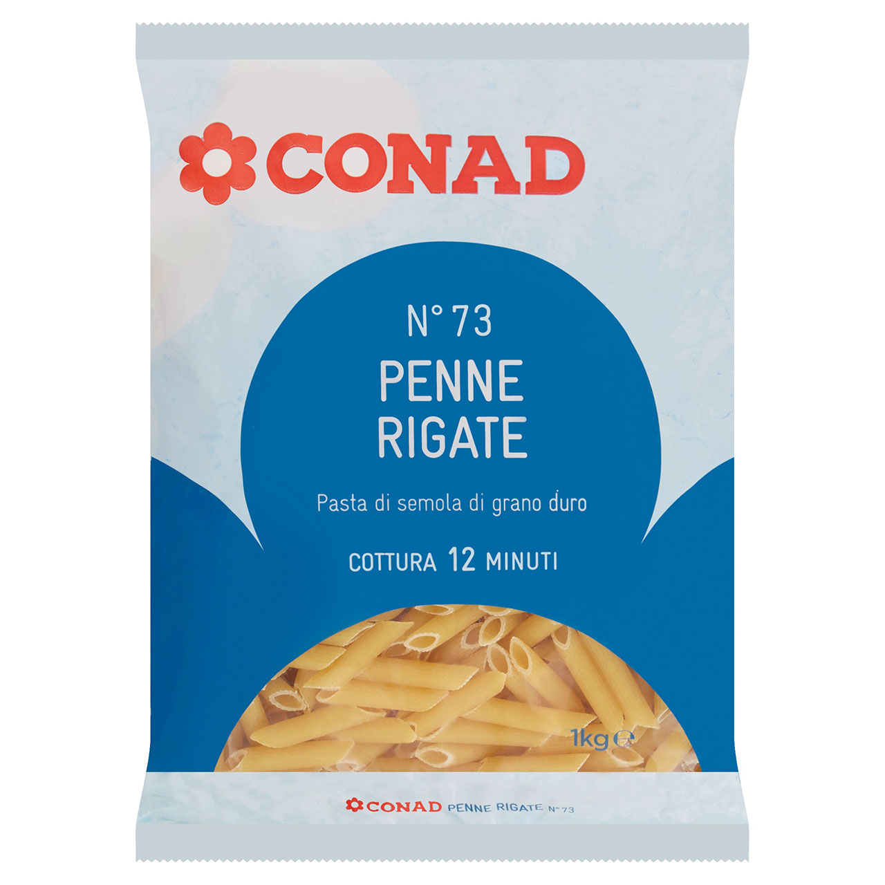 Penne Rigate 1 kg Cottura 12 Min Conad