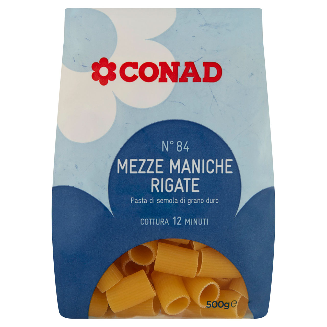 Mezze Maniche Rigate 500 g Conad in vendita online