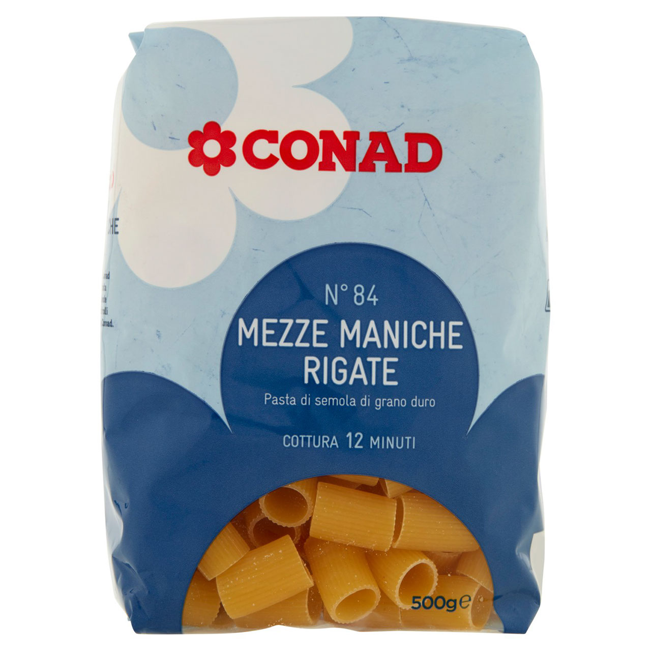 Mezze Maniche Rigate 500 g Conad in vendita online