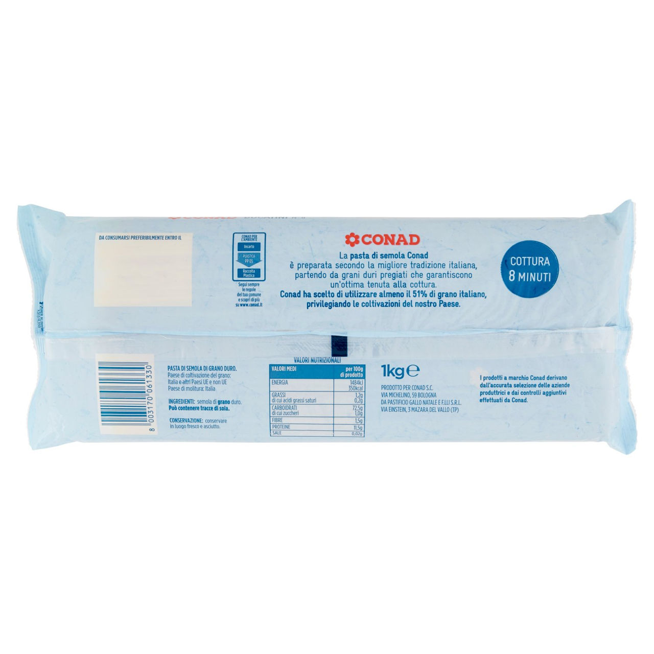 Bucatini 1 kg Conad in vendita online