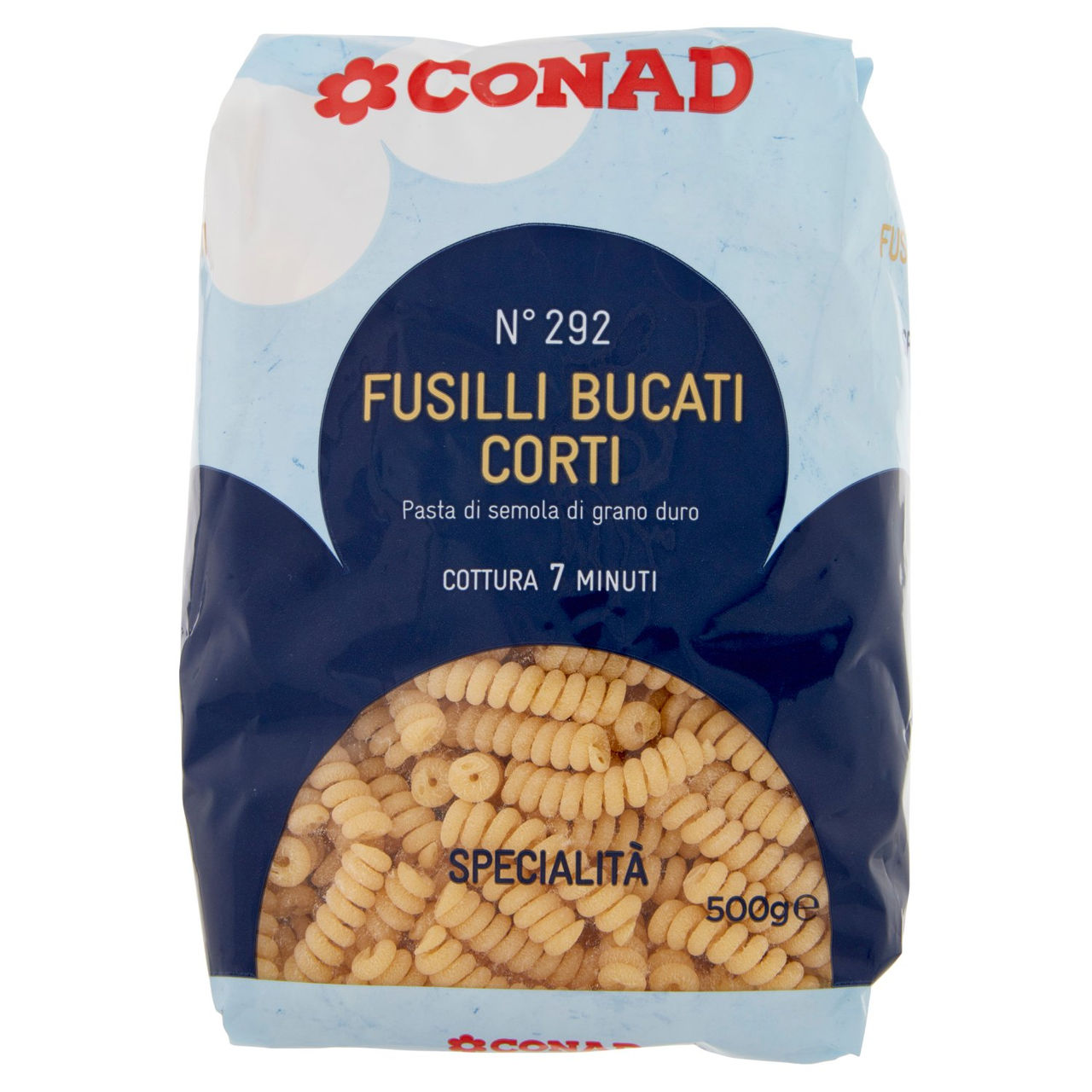 Pasta di Semola Fusilli Bucati Corti Conad