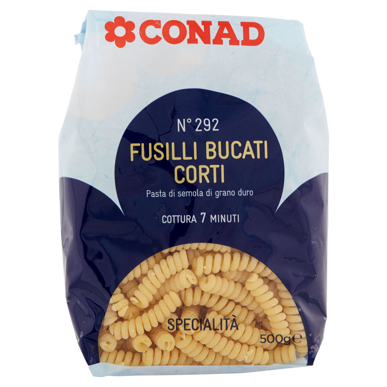 Pasta di Semola Fusilli Bucati Corti Conad