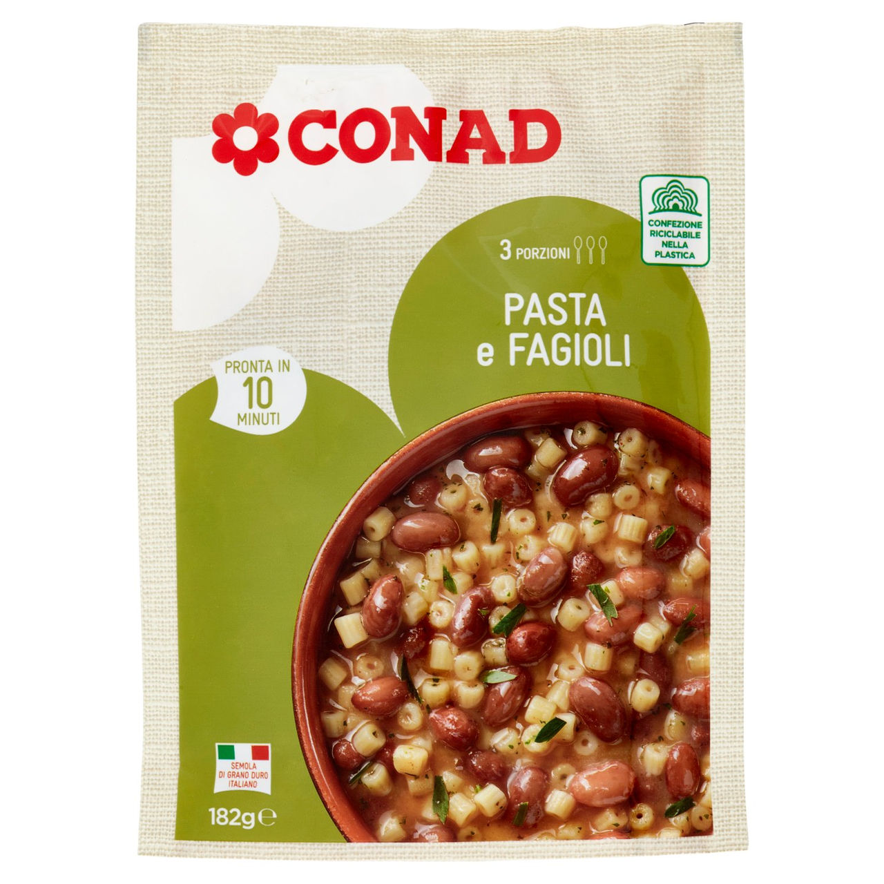 CONAD Pasta e Fagioli 182 g