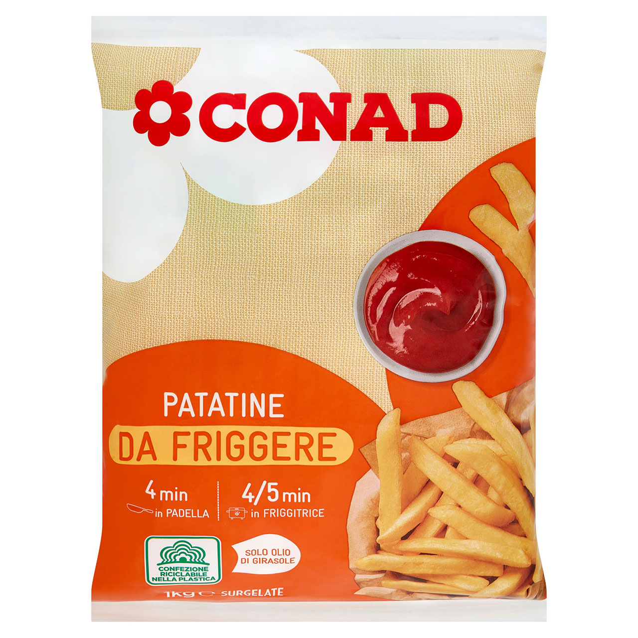 Patatine da Friggere Surgelate 1 Kg Conad online