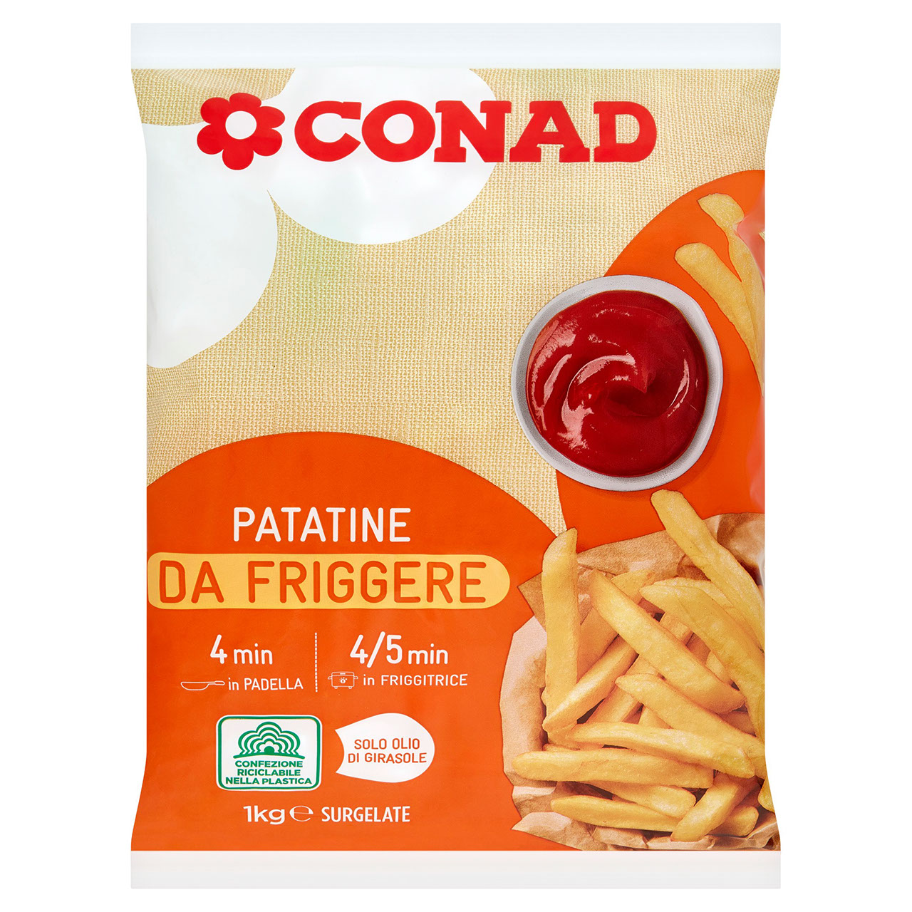 Patatine da Friggere Surgelate 1 Kg Conad online