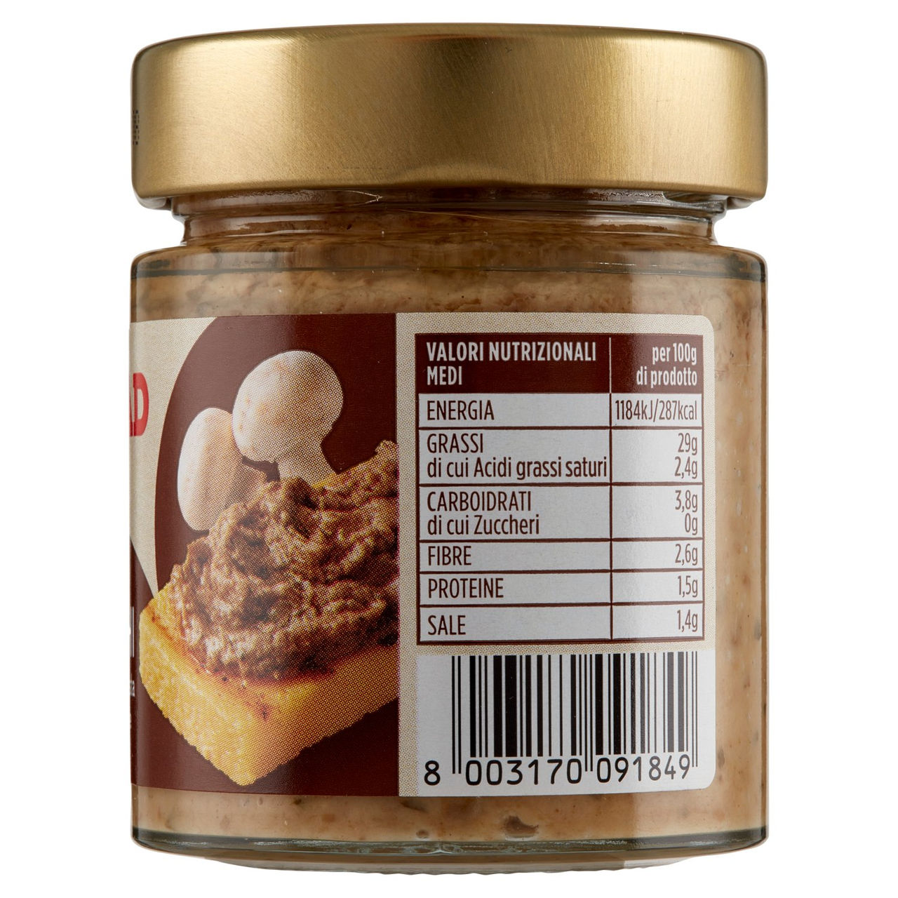 CONAD Patè di Funghi 130 g